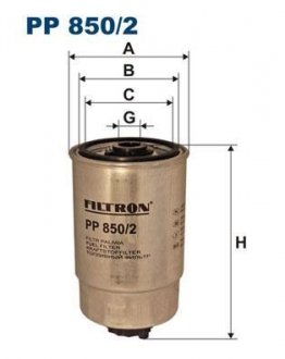 Фильтр топлива FILTRON PP8502