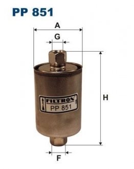 Фильтр топлива FILTRON PP851 (фото 1)
