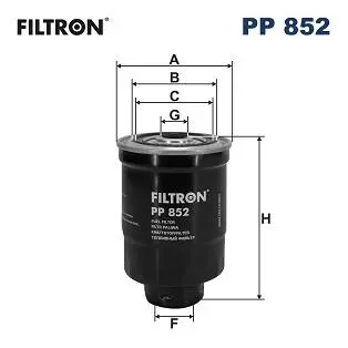 Фильтр топлива FILTRON PP852