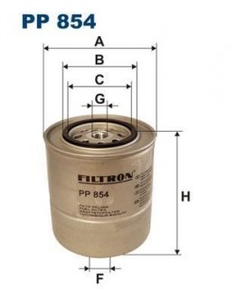 Фильтр топлива FILTRON PP854 (фото 1)
