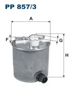 Фільтр палива FILTRON PP8573