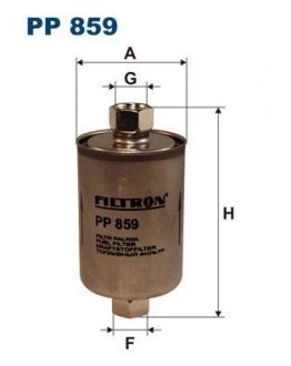Фильтр топлива FILTRON PP859 (фото 1)