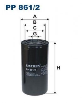Фильтр топлива FILTRON PP8612