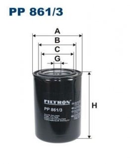 Фильтр топлива FILTRON PP8613 (фото 1)