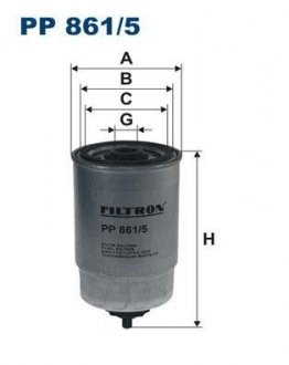 Фильтр топлива FILTRON PP8615 (фото 1)