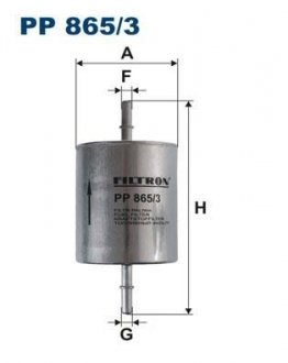 Фильтр топлива FILTRON PP8653 (фото 1)