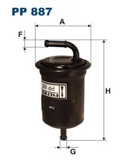 Фильтр топлива FILTRON PP887