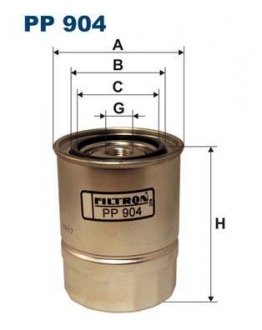 Фильтр топлива FILTRON PP904 (фото 1)