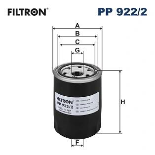 Фільтр палива FILTRON PP 922/2