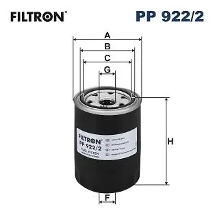 Фільтр палива FILTRON PP 922/2