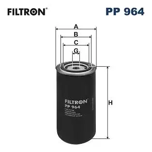 Фильтр топлива FILTRON PP964
