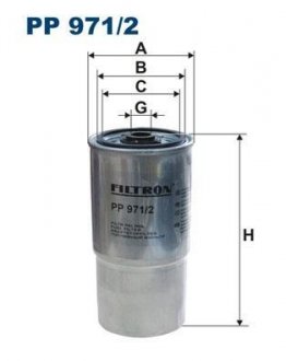 Фильтр топлива FILTRON PP9712