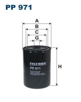 Фильтр топлива FILTRON PP971