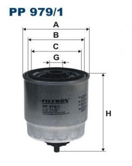 Фильтр топлива FILTRON PP9791