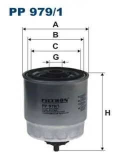 Фільтр палива FILTRON PP9791