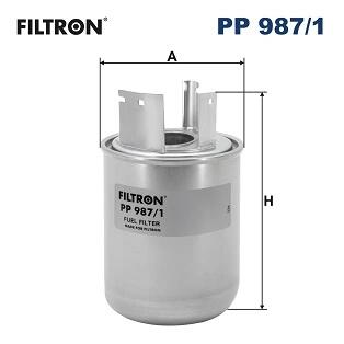 Фільтр палива FILTRON PP 987/1