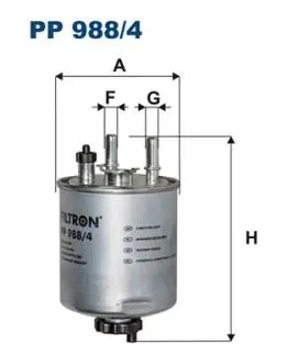Фільтр палива FILTRON PP9884