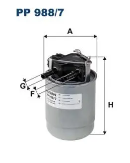 Фільтр палива FILTRON PP 988/7