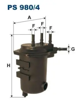 Фильтр топлива FILTRON PS9804