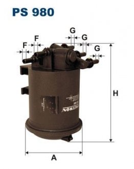 Фильтр топлива FILTRON PS980 (фото 1)