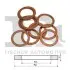 Прокладка медная 10x16x1,5 woreczek 10 sztuk Fischer Automotive One (FA1) 004810010 (фото 1)
