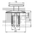 Кліпса кріплення облицювання (к-кт 10 шт) BMW/MB/Mitsubishi/Smart/Volvo 90- Fischer Automotive One (FA1) 10-20002.10 (фото 2)