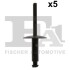 Заклепка кріплення підкрила (к-кт 5 шт) BMW 3 (E90/E91/E92/E93) 06-13 Fischer Automotive One (FA1) 10-20020.5 (фото 1)