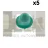 Кліпса кріплення (к-т 5 шт) BMW 3 (E36/E46) 91-05 M40/M43/M44/M50/M52/M57/N42/N46 Fischer Automotive One (FA1) 10-40040.5 (фото 1)