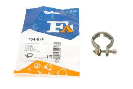 Хомут глушителя Audi Q7 16-19 FA1 Fischer Automotive One (FA1) 104-870