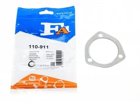Прокладка EX колектора VW T-3 1.6D-2.1 05.79-07.92 Fischer Automotive One (FA1) 110911