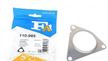 Прокладка выхлопной трубы Audi A4/A5/A6/Q5 2.0/2.7/3.0 TDI 07-15 FA1 Fischer Automotive One (FA1) 110-985