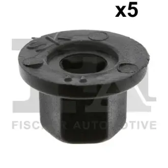 Гайка пластикова (к-кт 5шт) для кріплення деталей кузова Audi/Seat/Skoda/VW Fischer Automotive One (FA1) 11-10027.5