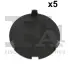 Кліпса кріплення (к-кт 5 шт) VW Golf/Passat 1.9 TDI 96-05 Fischer Automotive One (FA1) 11-10037.5 (фото 1)