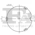 Кліпса кріплення (к-кт 5 шт) VW Golf/Passat 1.9 TDI 96-05 Fischer Automotive One (FA1) 11-10037.5 (фото 2)