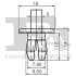 Клипса крепления обшивки (к-кт 10шт.) Mercedes Fischer Automotive One (FA1) 11-20009.10 (фото 2)