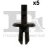 Кліпса кріплення підкрильника (к-кт 5шт) Audi/MB/Opel/Seat/Skoda/VW Fischer Automotive One (FA1) 11-20011.5 (фото 1)