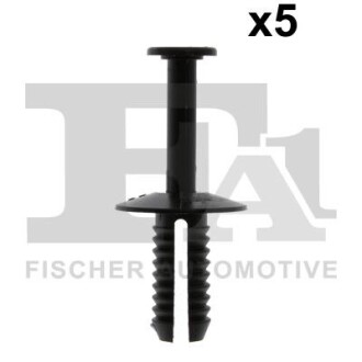 Кліпса кріплення обшивки (к-кт 5 шт) MB/VAG/BMW (чорна) Fischer Automotive One (FA1) 11-20021.5