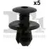 Кліпса кріплення обшивки (к-кт 5 шт) VW Golf VI/VPassat B5/B6/B7/T4/T5/T6 97- Fischer Automotive One (FA1) 11-30008.5 (фото 1)