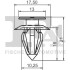 Кліпса кріплення обшивки дверей (к-кт 5 шт) VW T5/T6 03 Fischer Automotive One (FA1) 11-40003.5 (фото 2)