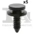 Кліпса кріплення облицювання всерединішню VW Caddy/T5 03- Fischer Automotive One (FA1) 11-40029.5 (фото 1)