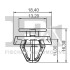 Кліпса кріплення обшивки дверей (к-кт 5 шт) Skoda Octavia/Fabia/VW Crafter 04- Fischer Automotive One (FA1) 11-40040.5 (фото 2)