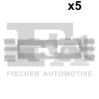 Кліпса кріплення накладки порога (к-кт 5шт) VW Caddy II 95-04 Fischer Automotive One (FA1) 11-40057.5