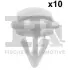 Кліпса кріплення молдинга (к-кт 10шт) VW Polo/Skoda Kodiaq 09- Fischer Automotive One (FA1) 11-40078.10 (фото 1)