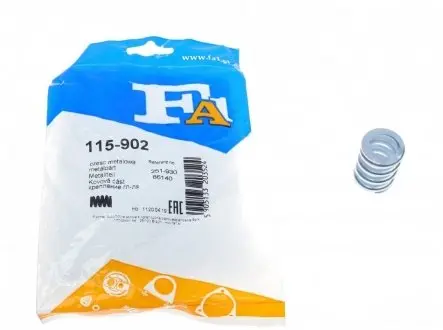 Пружина выхлопной трубы Audi A4/A6/A7/A8/Q5 95-18/VW Passat 1.8T 96-00 FA1 Fischer Automotive One (FA1) 115-902