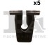 Кліпса (пістон) кріплення обшивки капоту (к-кт 5 шт) VW Caddy 95- Fischer Automotive One (FA1) 11-60005.5 (фото 1)