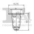 Кріплення молдингу (к-кт 5шт) Skoda Rapid 12- (мама) Fischer Automotive One (FA1) 11-60035.5 (фото 2)