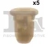 Гайка розпірна (пластикова) (к-кт 5шт) BMW/Mini Fischer Automotive One (FA1) 11-60036.5 (фото 1)
