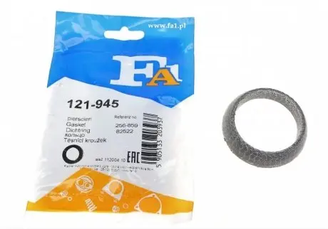 Прокладка выхлопной трубы Mazda 626 2.0D 83-87/Opel Astra F 1.4 91-93 (45x59.5x13) (кольцо)) FA1 Fischer Automotive One (FA1) 121-945