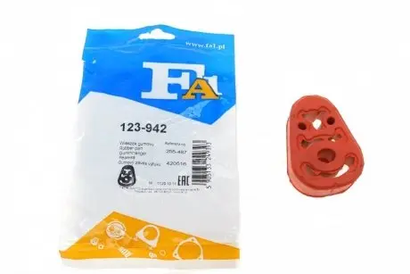 Резинка глушителя Fiat Doblo 1.3/1.9 JTD 05- FA1 Fischer Automotive One (FA1) 123-942
