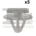 Кліпса кріплення обшивки (к-кт 5 шт) Opel Corsa 00-09 Fischer Automotive One (FA1) 12-40022.5 (фото 1)